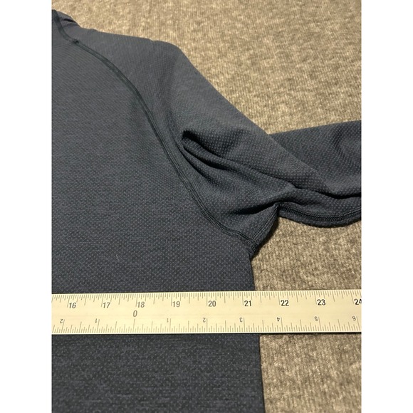 Lululemon metal vent 1/2 zip pullover stretch lightweight mend blue XL - Picture 6 of 7